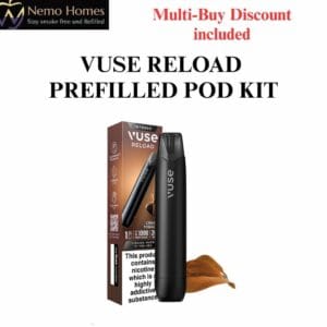 Buy Vuse Creamy Tobacco Reload Pen and Box Kit | 20mg/ml - 2ml - Free UK Next Day Delivery (no minimum spend)