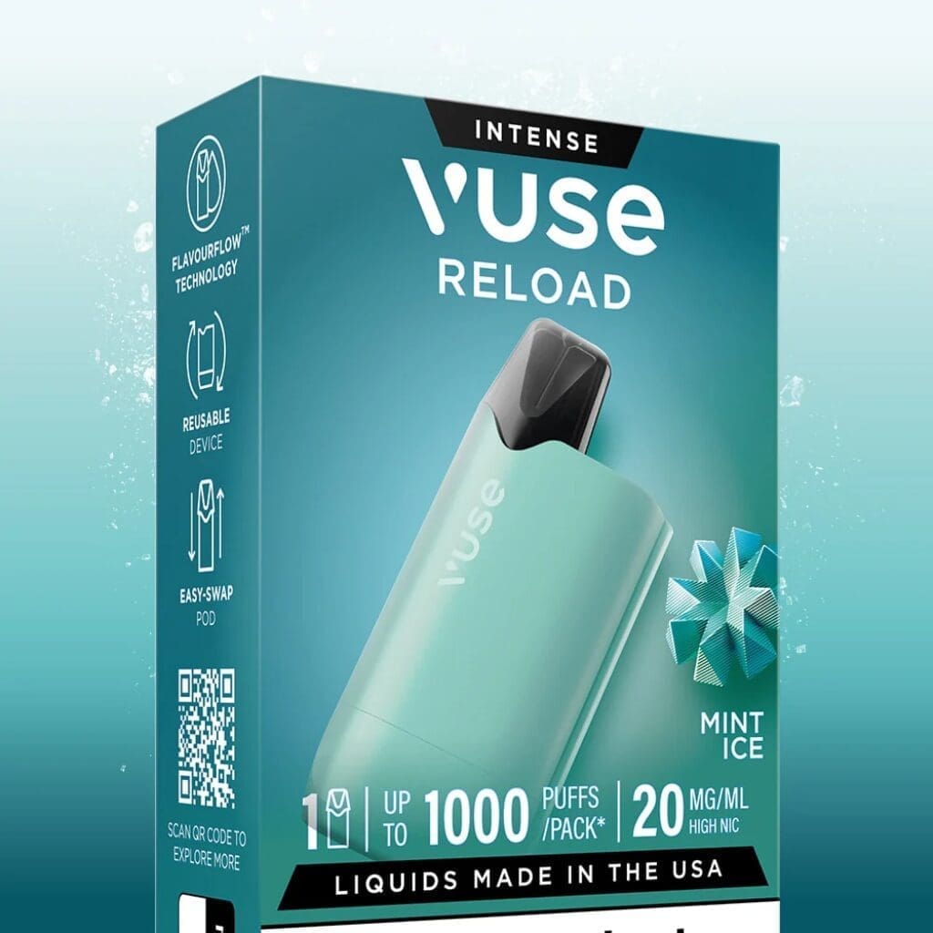 Buy Vuse Mint Ice Pen and Vuse Box Kit - Reload - Free UK Next Day Delivery (no minimum spend)