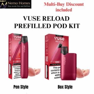 Buy Vuse RELOAD Kit | Pen and Box Device | Fruity Flavours - Free UK Next Day Delivery (no minimum spend)