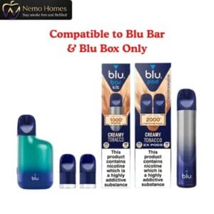 Buy Blu Bar Kit Pod Refills - Free UK Next Day Delivery (no minimum spend)