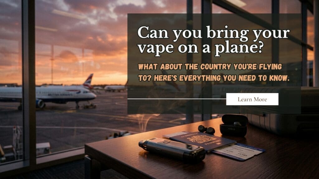 Buy Planning A Holiday With Your Vape? There Are Rules You Need To Know Before You Pack airport vape rules - Free UK Next Day Delivery (no minimum spend)