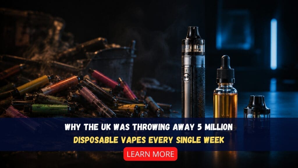 Buy Why Vapers Are Switching From Disposables to Refillables Full Guide: Everything You Need To Know beginner vape kit - Free UK Next Day Delivery (no minimum spend)
