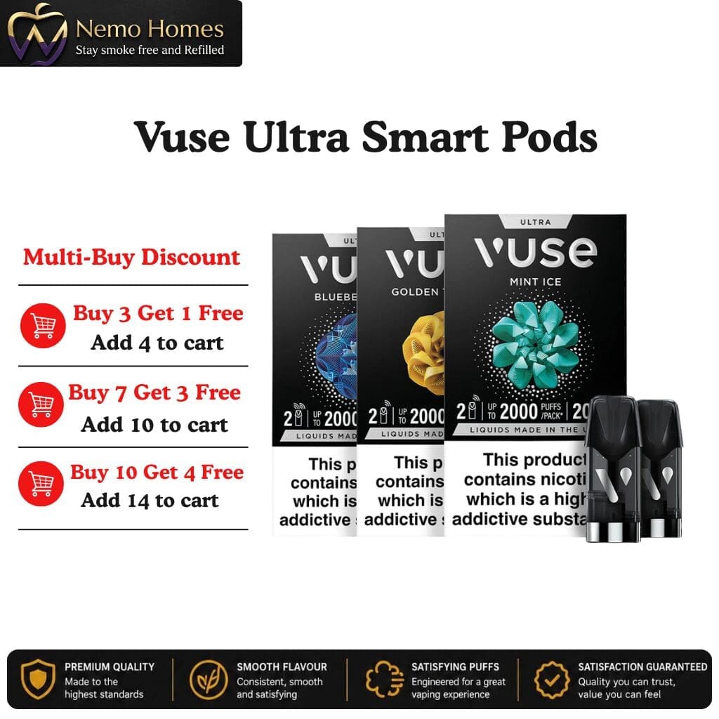 Vuse Ultra Smart Pods – 20mg
