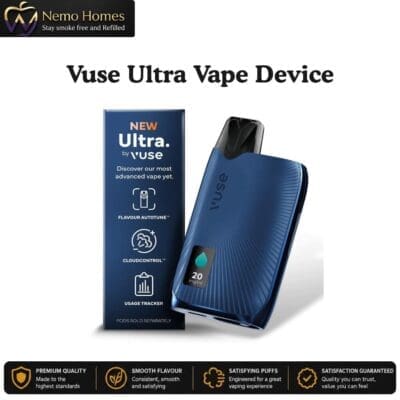 Buy Vuse Ultra Vape Device | Vuse Wireless Charger - Ultra Device Blue (Device Only)  - Free UK Next Day Delivery (no minimum spend)
