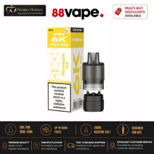 Buy 88Vape 6K Pod and Tank Refill Packs - Free UK Next Day Delivery (no minimum spend)