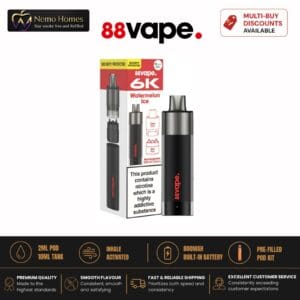 Buy 88vape 6K Vape Kit & Refill Pod Packs  - Free UK Next Day Delivery (no minimum spend)