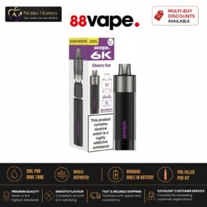 Buy 88vape 6K Vape Kit & Refill Pod Packs  - Free UK Next Day Delivery (no minimum spend)