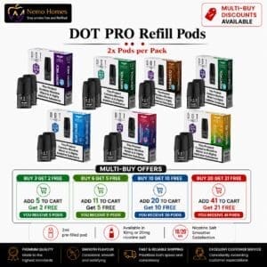Buy DOT PRO Pods by Liberty Flights - Prefilled Pod - Free UK Next Day Delivery (no minimum spend)