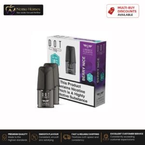 Buy DOT PRO Pods by Liberty Flights - Prefilled Pod - DOT Pro Pod - Berry Nice - 20mg - Free UK Next Day Delivery (no minimum spend)