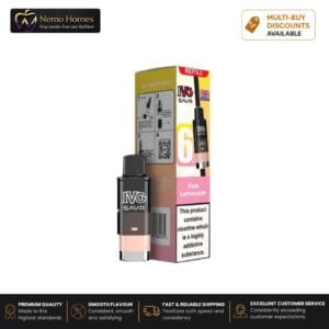 Buy IVG SAVR 3000 Prefilled Pod Refill - Refill Pack - Pink Lemonade  - Free UK Next Day Delivery (no minimum spend)
