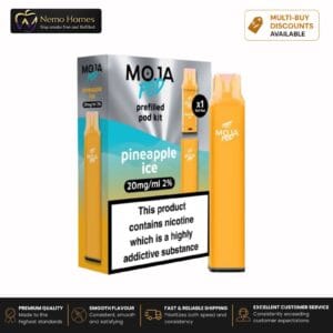 Buy MOJA Vape Kit and Pods by Liberty Flights - MOJA Pod Kit - Pineapple Ice - 20mg - Free UK Next Day Delivery (no minimum spend)