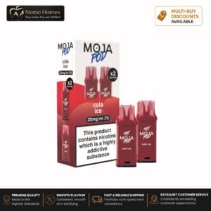 Buy Liberty Flights MOJA Pod Refill - 20mg Cola Ice Moja Pod Refill - Free UK Next Day Delivery (no minimum spend)