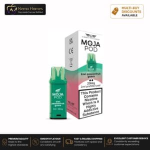 Buy MOJA Vape Kit and Pods by Liberty Flights - MOJA Pod Refill - Kiwi Passionfruit Guava - 1Pack - 20mg - Free UK Next Day Delivery (no minimum spend)