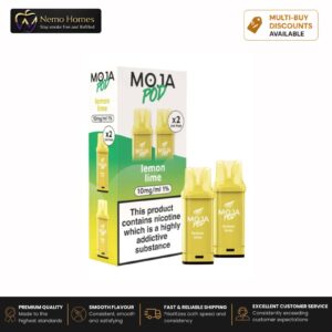 Buy Liberty Flights MOJA Pod Refill - 10mg Lemon Lime Moja Pod Refill - Free UK Next Day Delivery (no minimum spend)