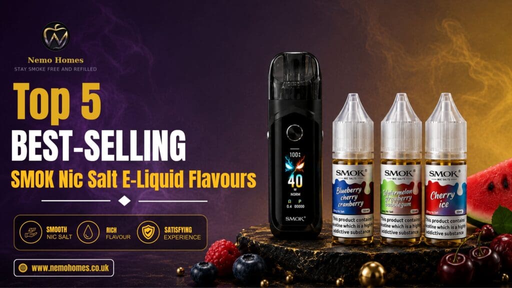 Buy The Ultimate Guide to the Best SMOK Nic Salt Flavours Apple Peach - Free UK Next Day Delivery (no minimum spend)