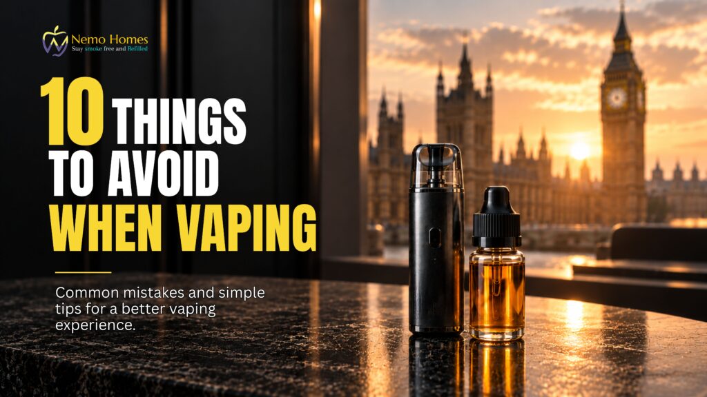 Buy 10 Things to Avoid When Vaping: Common Mistakes and How to Avoid Them chain vaping - Free UK Next Day Delivery (no minimum spend)