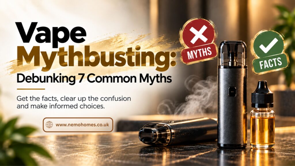 Buy 7 Common Vaping Myths: What’s Actually True? e-liquid facts - Free UK Next Day Delivery (no minimum spend)