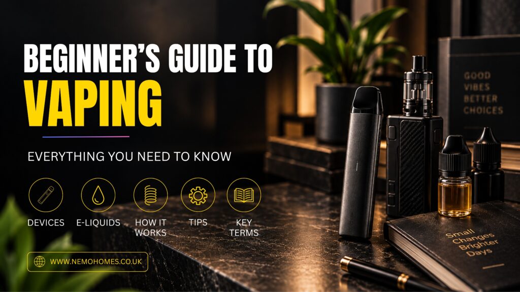 Buy Vaping for beginners: Everything You Need To Know beginner vape guide - Free UK Next Day Delivery (no minimum spend)