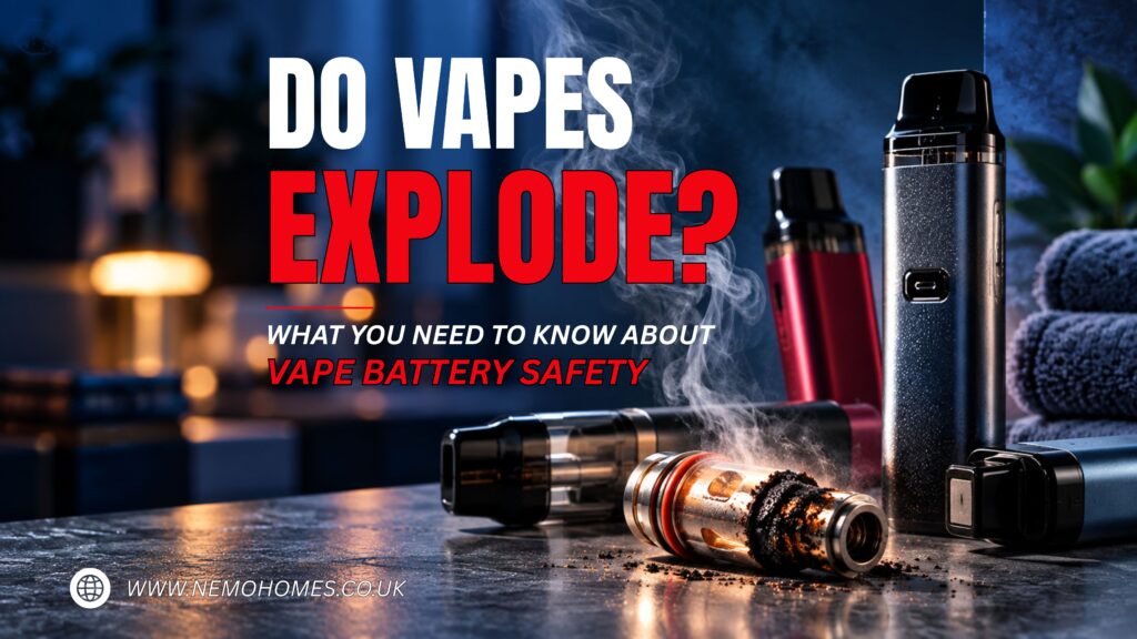Buy Do Vapes Explode? What You Need to Know About Vape Battery Safety Do Vapes Explode - Free UK Next Day Delivery (no minimum spend)