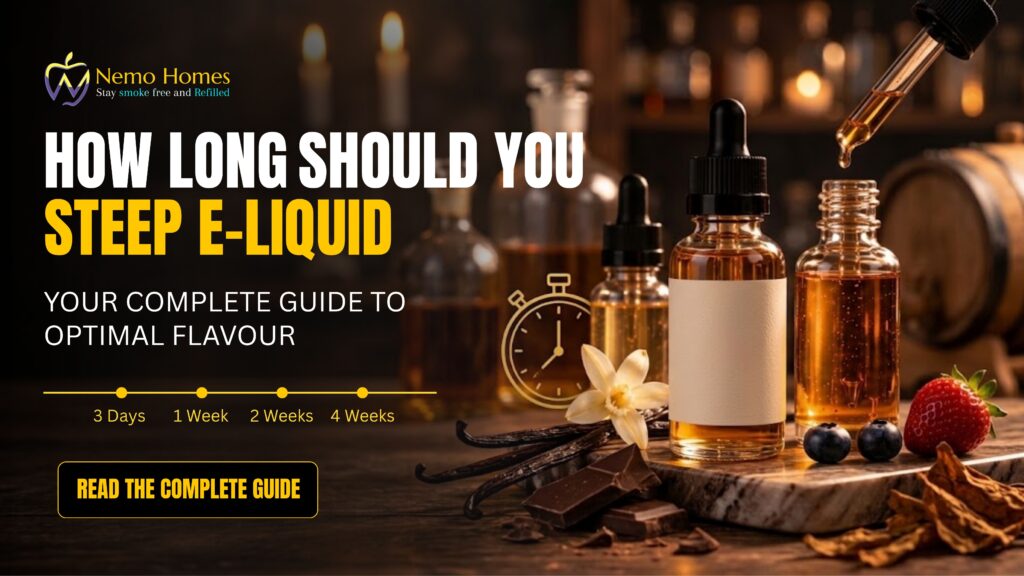 Buy How Long Should You Steep E-Liquid? Complete Guide For Beginner custards steeping time - Free UK Next Day Delivery (no minimum spend)