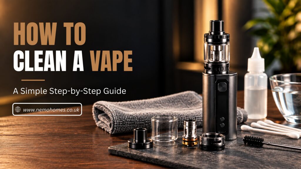 Buy How to Clean a Vape: A Simple Step-by-Step Guide clean vape pod - Free UK Next Day Delivery (no minimum spend)