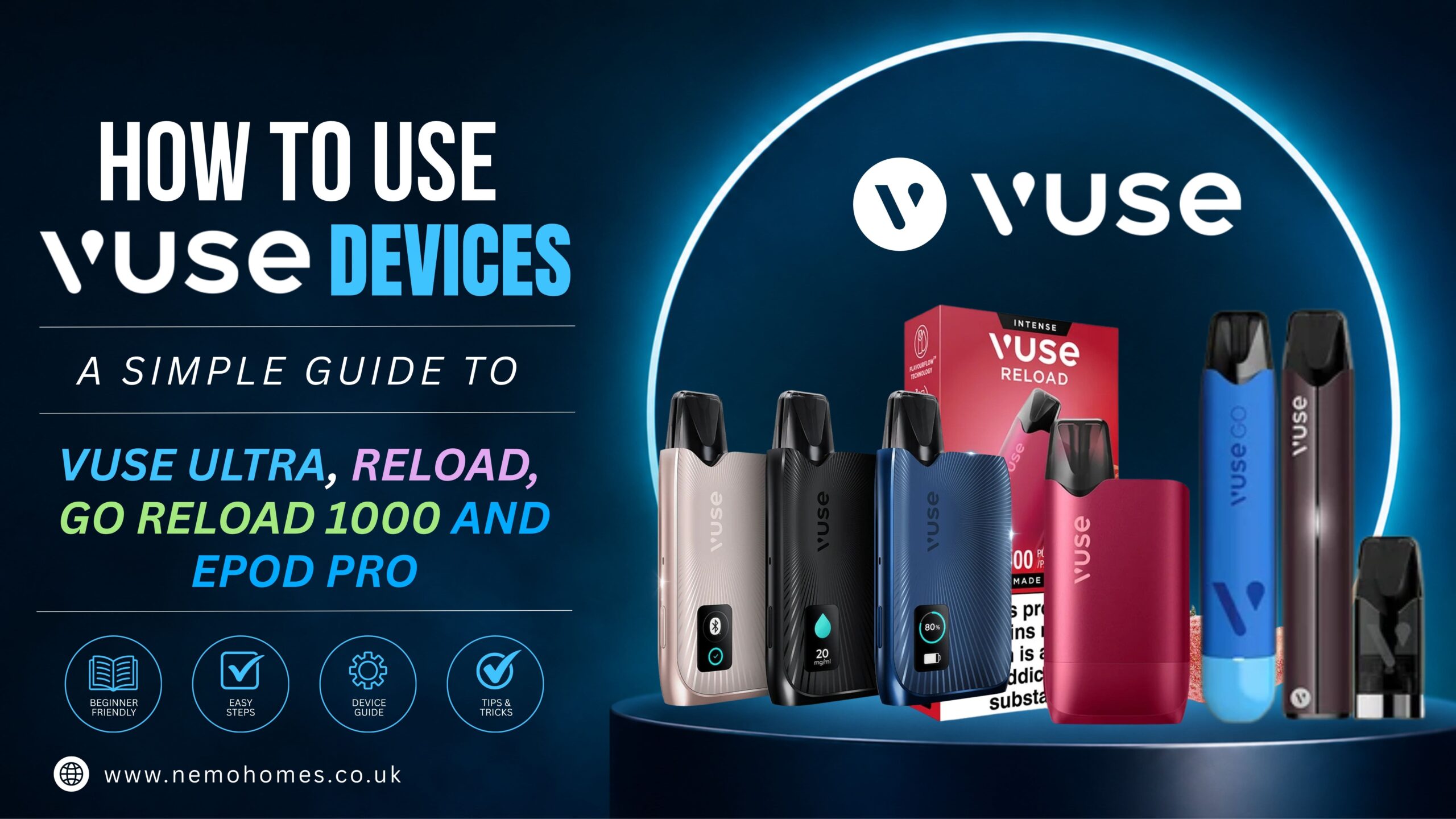 Buy How to Use Vuse Devices: A Simple Guide for Beginners how to use Vuse - Free UK Next Day Delivery (no minimum spend)