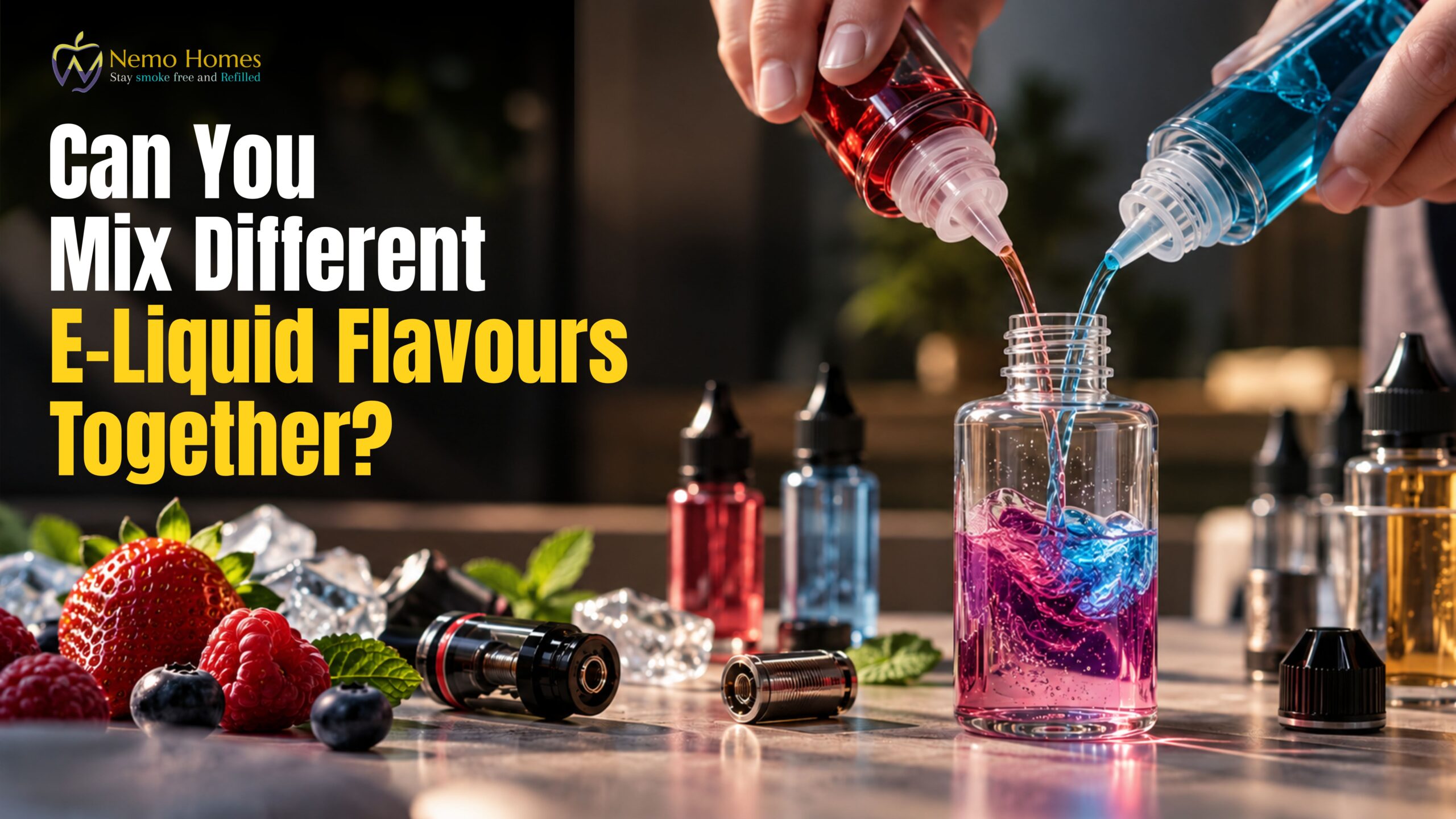 Buy Can You Mix E-Liquids? 7 Essential Things to Know Can You Mix Vape Juice - Free UK Next Day Delivery (no minimum spend)