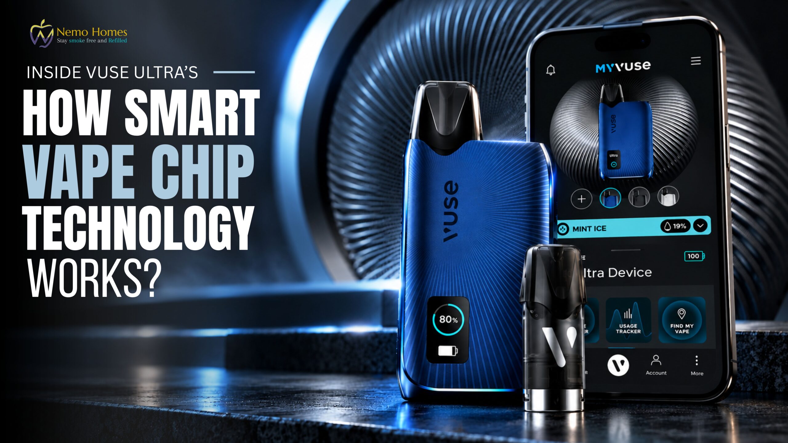 Buy What's Inside Vuse Ultra? Smart Vape Technology: Everything You Need To Know Bluetooth Vape Devices - Free UK Next Day Delivery (no minimum spend)