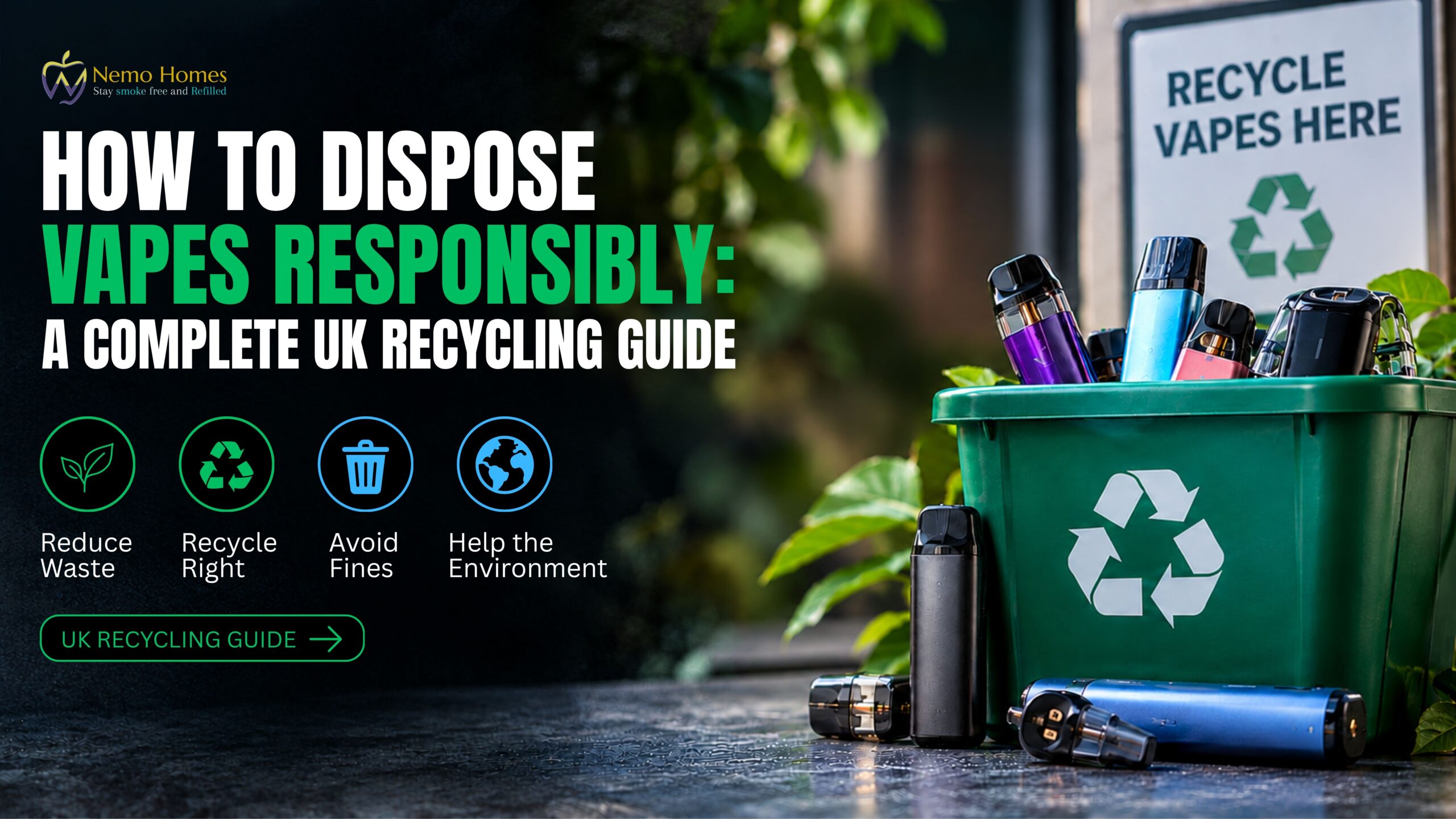 Buy How to Recycle Vapes in the UK: A Complete Guide Disposable Vape Recycling - Free UK Next Day Delivery (no minimum spend)