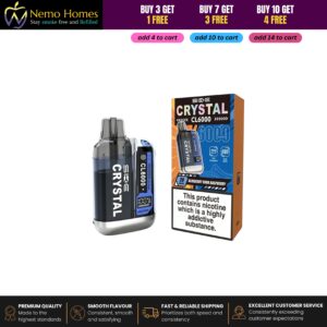 Buy SKE Crystal CL6000 Prefilled Pods and Vape Kit – 20mg - CL6000 Kit - Blueberry Sour Raspberry - Free UK Next Day Delivery (no minimum spend)