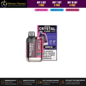 Buy SKE Crystal CL6000 Prefilled Pods and Vape Kit – 20mg - CL6000 Kit - Cherry Ice - Free UK Next Day Delivery (no minimum spend)