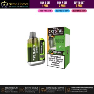 Buy SKE Crystal CL6000 Prefilled Pods and Vape Kit – 20mg - CL6000 Kit - Double Apple - Free UK Next Day Delivery (no minimum spend)