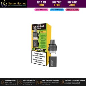 Buy SKE Crystal CL6000 Prefilled Pods and Vape Kit – 20mg - Pods only - Lemon Lime - Free UK Next Day Delivery (no minimum spend)