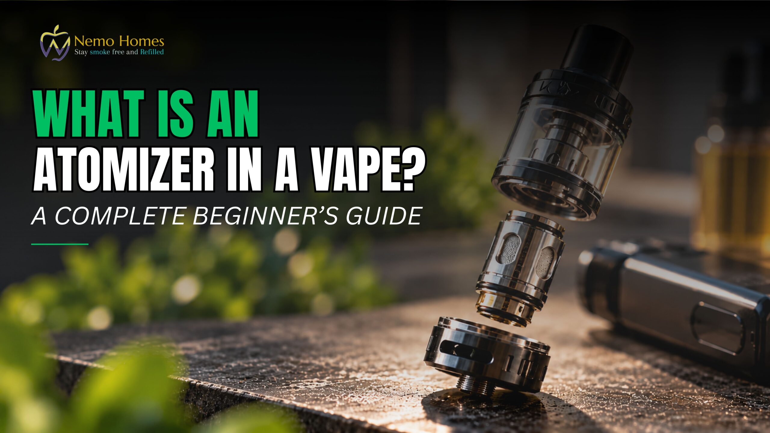 Buy What Is a Vape Atomiser? Everything You Need to Know How Vape Atomisers Work - Free UK Next Day Delivery (no minimum spend)