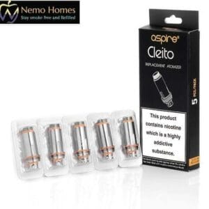 Buy Aspire Cleito Replacement Coils - Free UK Next Day Delivery (no minimum spend)