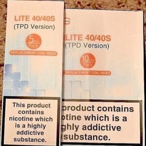 Buy Jomotech Lite 40 and Lite 40s Coil Heads  - Free UK Next Day Delivery (no minimum spend)